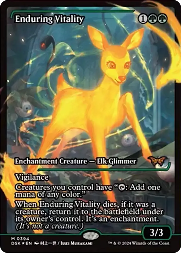 Enduring Vitality (Japan Showcase) [Duskmourn: House Of Horror] 1