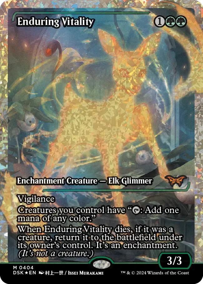 Enduring Vitality (Japan Showcase Fracture Foil) [Duskmourn: House Of Horror] 1