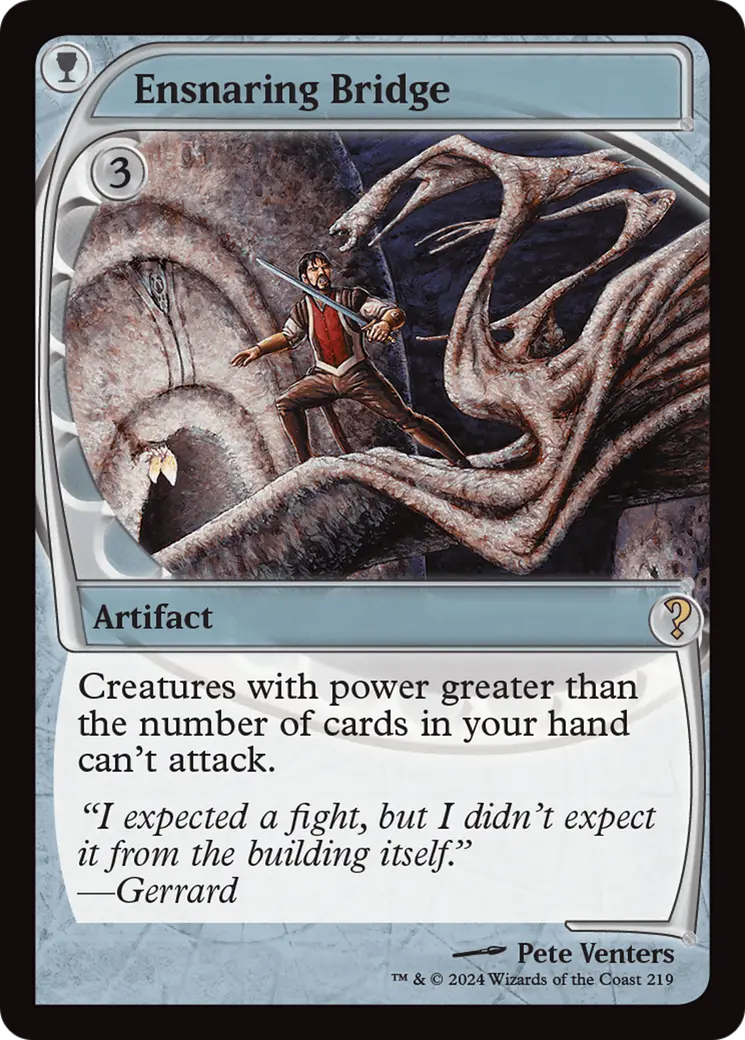 Ensnaring Bridge (Future Sight) [Mystery Booster 2] 1