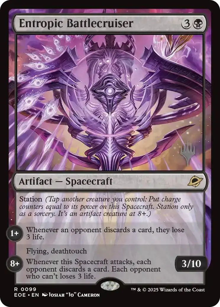 Entropic Battlecruiser (Promo Pack) [Edge Of Eternities Promo Pack] 1