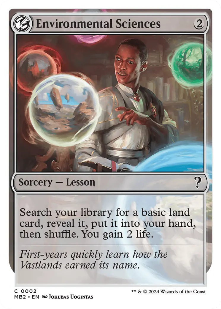 Environmental Sciences (White Border) [Mystery Booster 2] 1