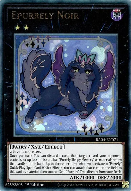 Epurrely Noir [Ra04-En071] Prismatic Ultimate Rare 1