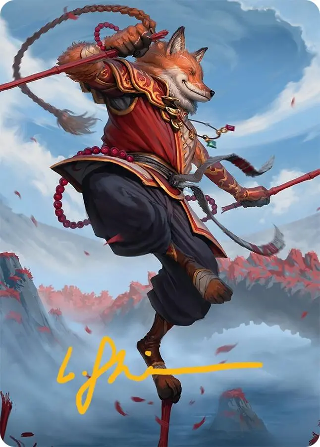 Equilibrium Adept Art Card (16/54) (Gold-Stamped Signature) [Tarkir: Dragonstorm Art Series] 1