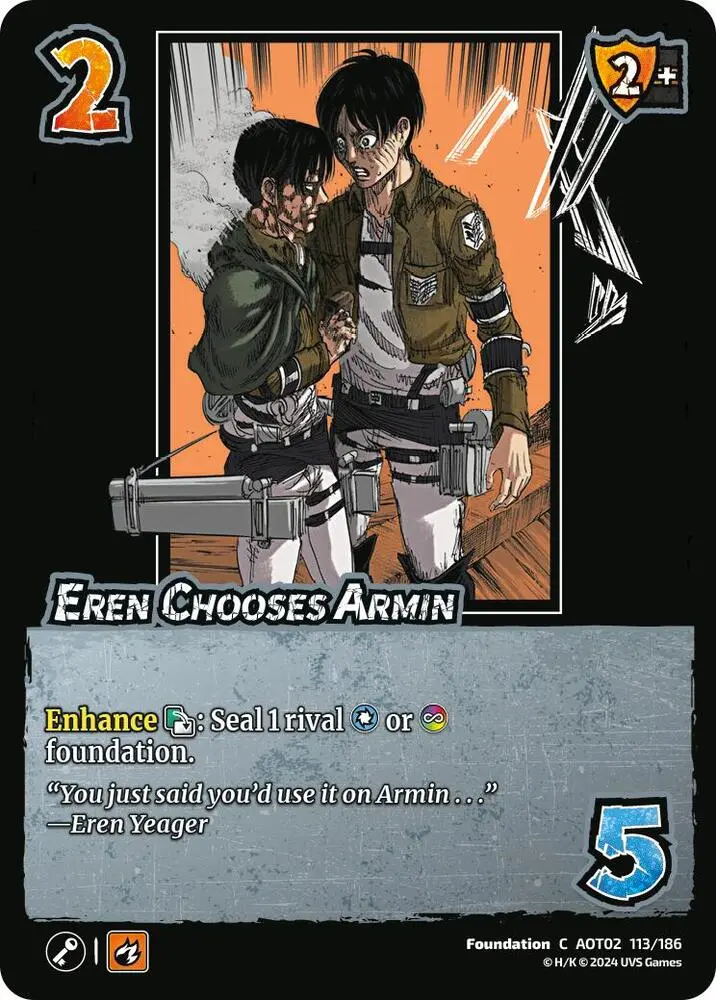Eren Chooses Armin - Attack On Titan: Origins Of Power (Aot02) 1