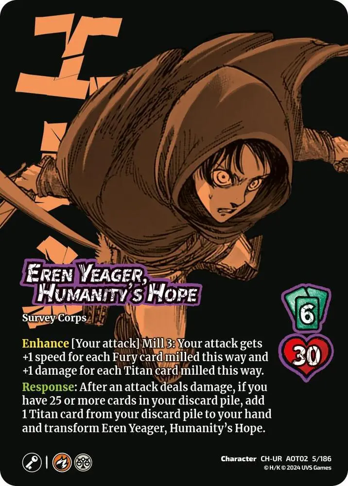 Eren Yeager, Humanity's Hope // Eren, Attack Titan Advancing - Attack On Titan: Origins Of Power (Aot02) 1