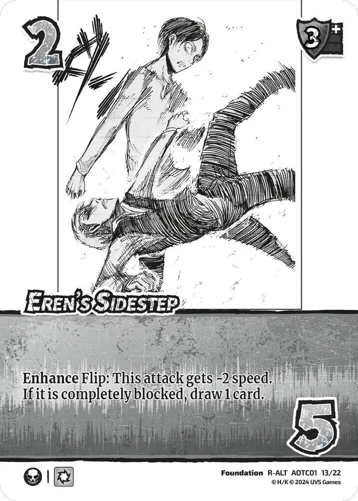 Eren's Sidestep (Alternate Art) - Challenger Series: Attack On Titan: Battle For Humanity (Csaot) 1