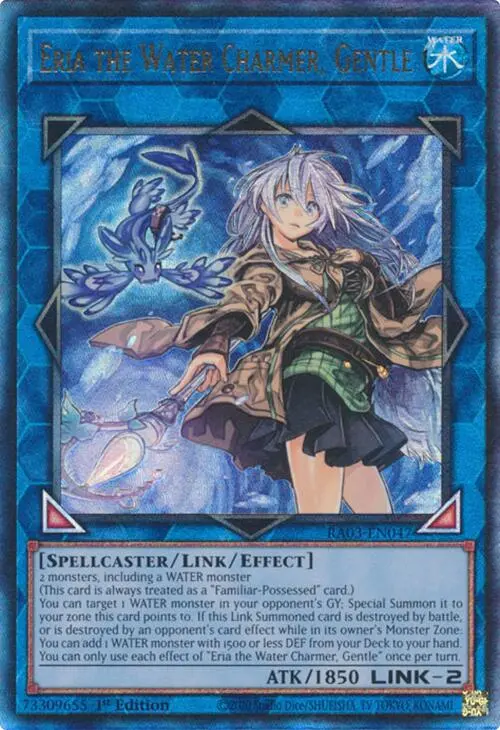 Eria The Water Charmer, Gentle (Utr) [Ra03-En047] Prismatic Ultimate Rare 1