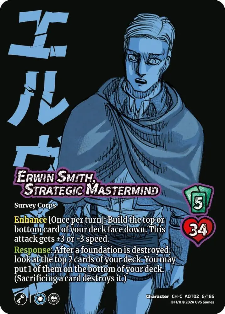 Erwin Smith, Strategic Mastermind - Attack On Titan: Origins Of Power (Aot02) 1