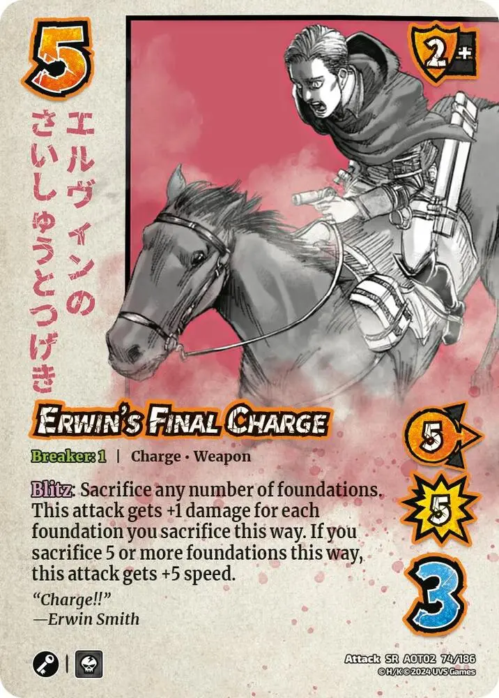 Erwin's Final Charge - Attack On Titan: Origins Of Power (Aot02) 1