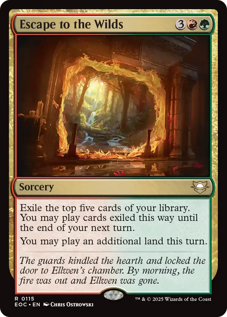 Escape To The Wilds [Edge Of Eternities Commander] 1