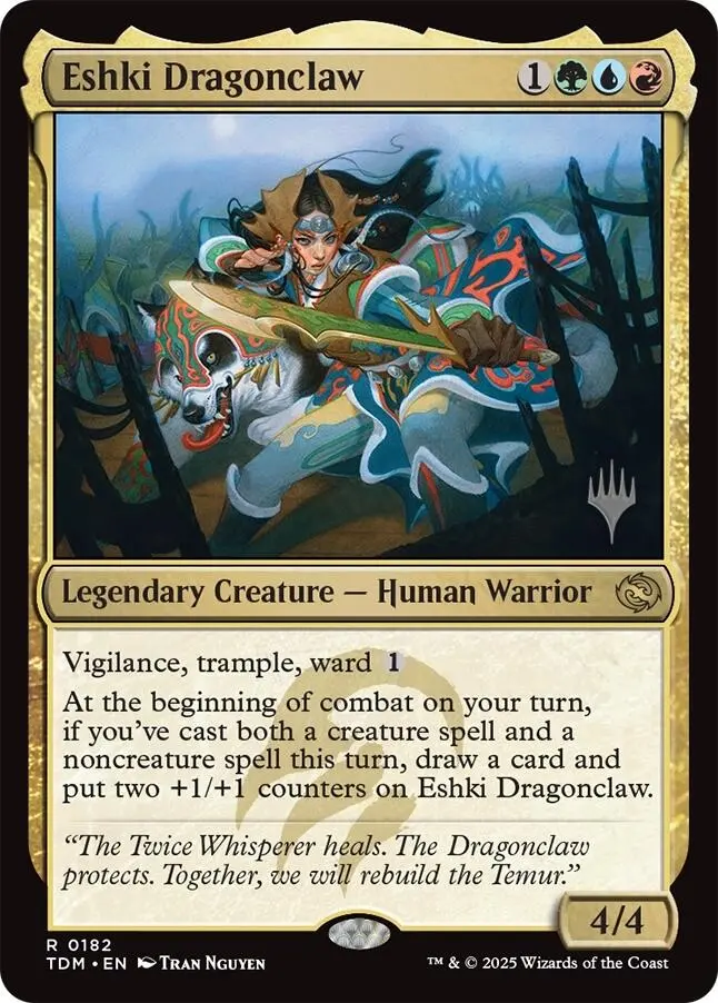 Eshki Dragonclaw (Promo Pack) [Tarkir: Dragonstorm Promos] 1