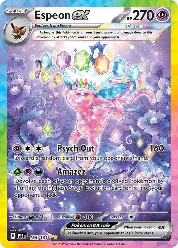 Espeon Ex (155/131) [Scarlet & Violet: Prismatic Evolutions] 1