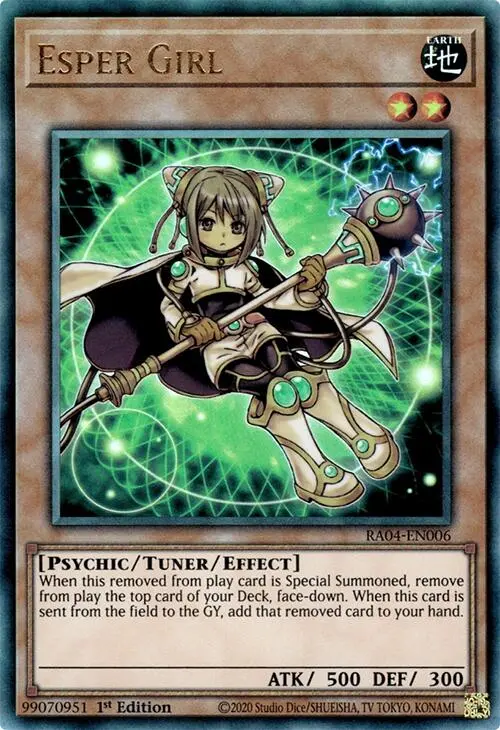 Esper Girl [Ra04-En006] Prismatic Ultimate Rare 1