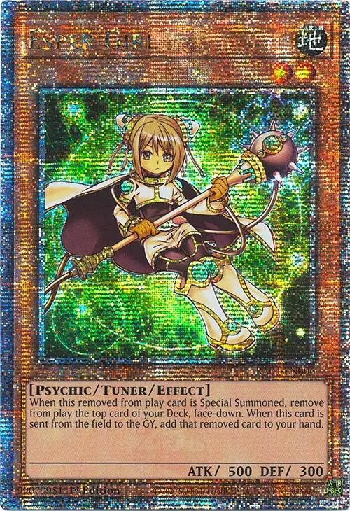 Esper Girl [Ra04-En006] Quarter Century Secret Rare 1