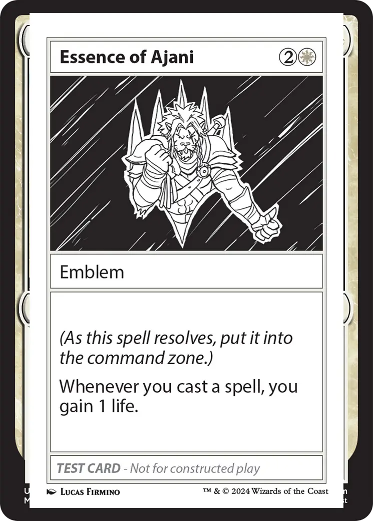 Essence Of Ajani [Mystery Booster 2 Playtest Cards] 1
