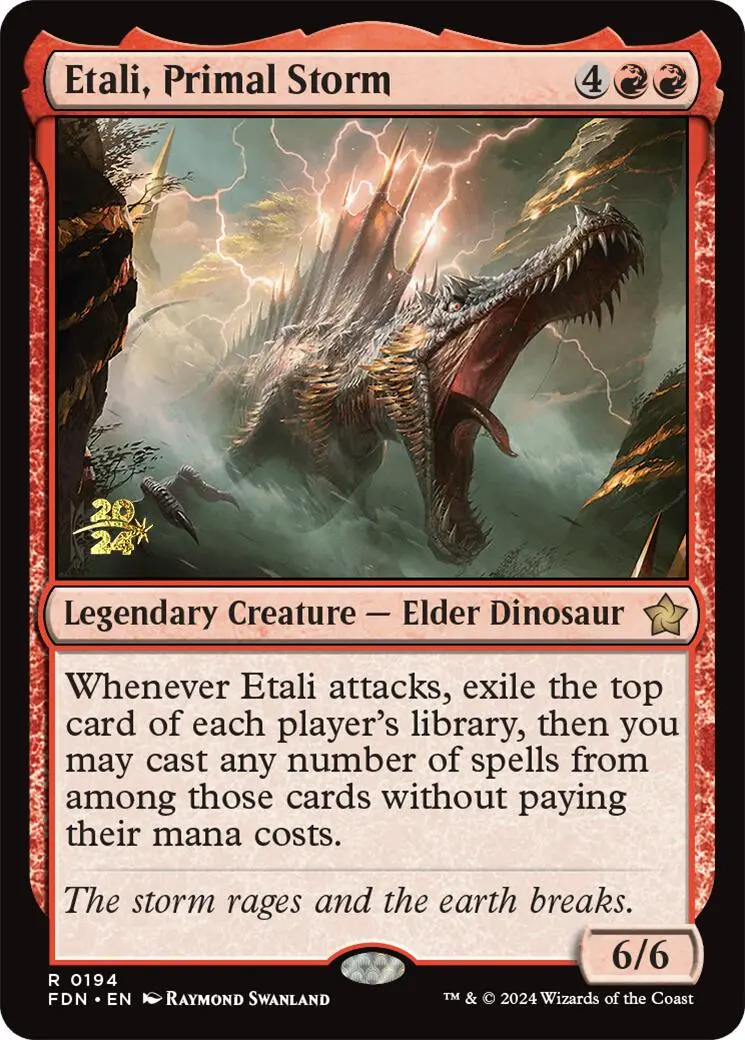 Etali, Primal Storm [Foundations Prerelease Promos] 1