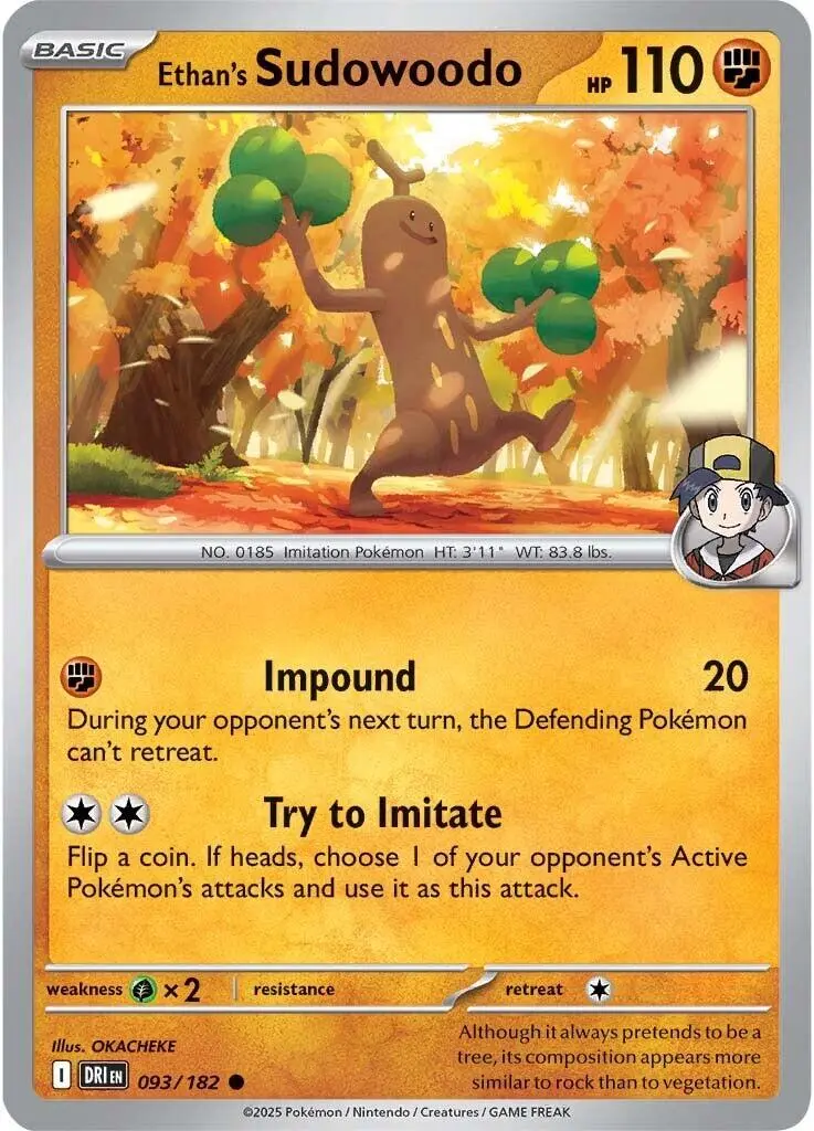 Ethan's Sudowoodo (093/182) [Scarlet & Violet: Destined Rivals] 1