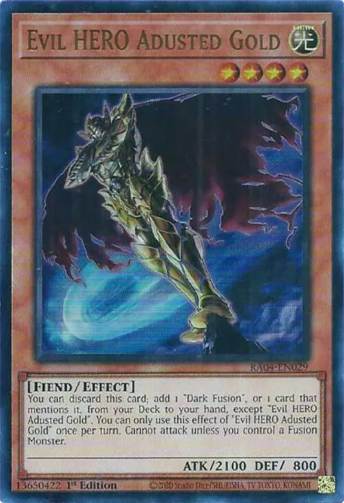 Evil Hero Adusted Gold [Ra04-En029] Ultra Rare 1