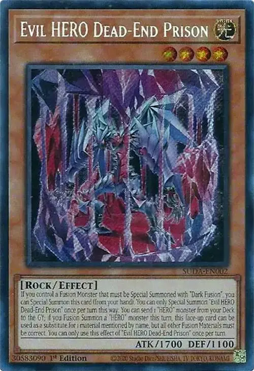 Evil Hero Dead-End Prison [Suda-En002] Secret Rare 1