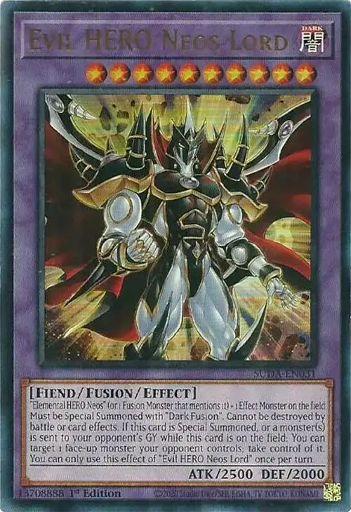 Evil Hero Neos Lord [Suda-En031] Ultra Rare 1