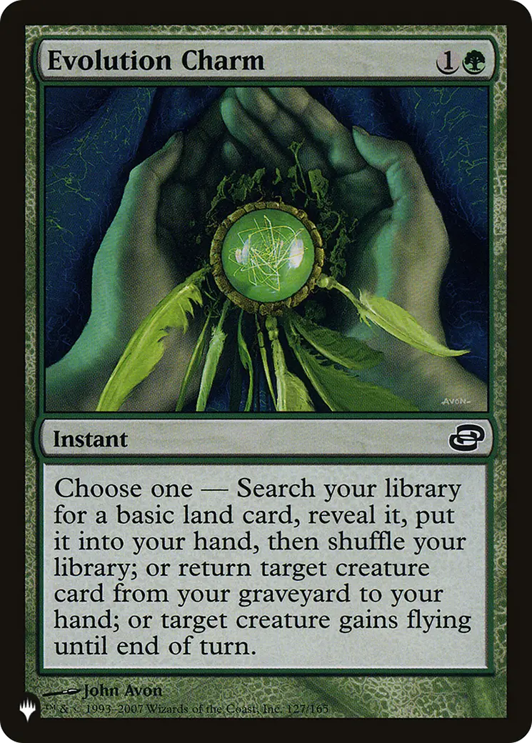 Evolution Charm [The List] 1