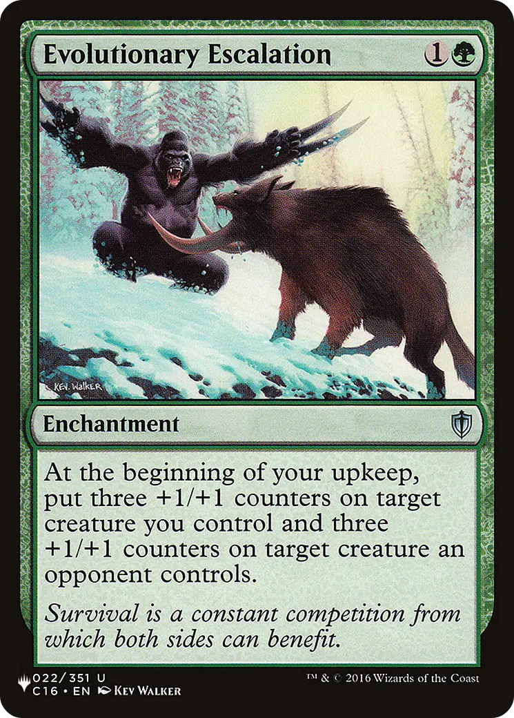 Evolutionary Escalation [The List] 1
