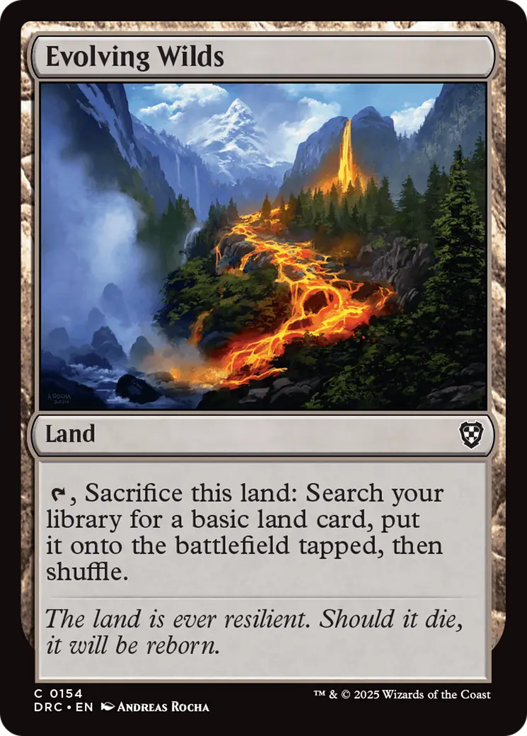 Evolving Wilds (0154) [Aetherdrift Commander] 1