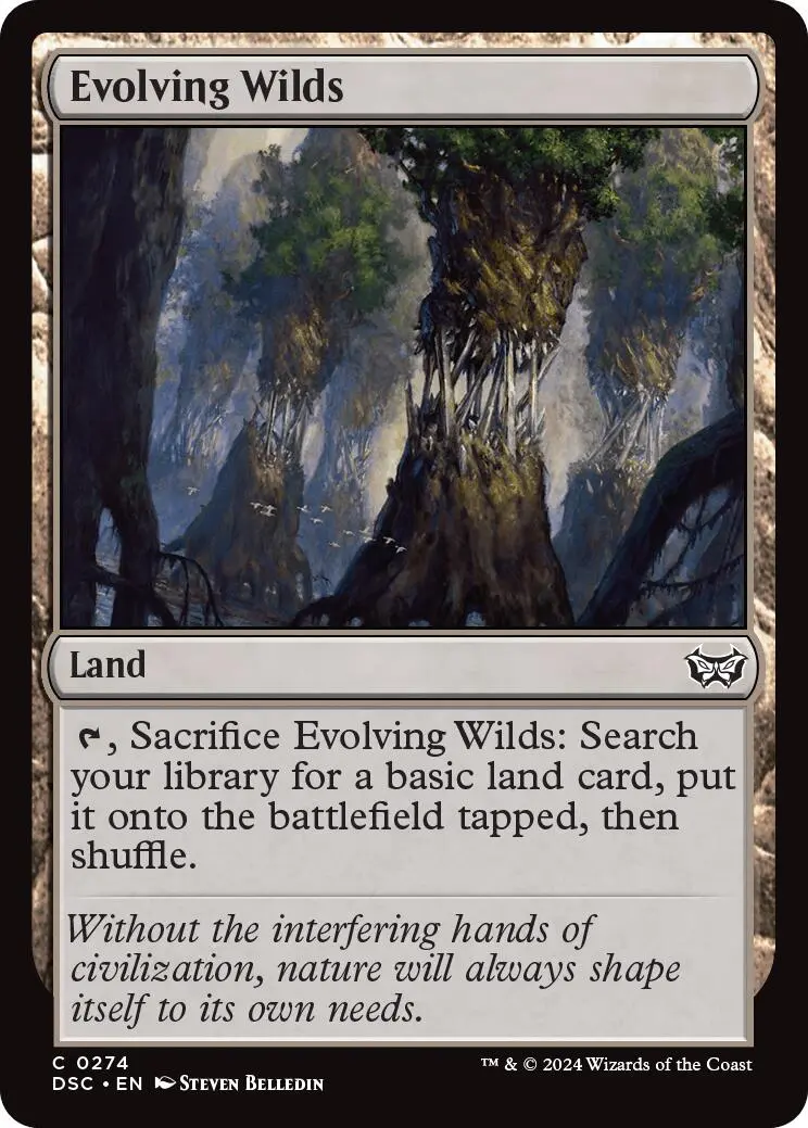 Evolving Wilds [Duskmourn: House Of Horror Commander] 1