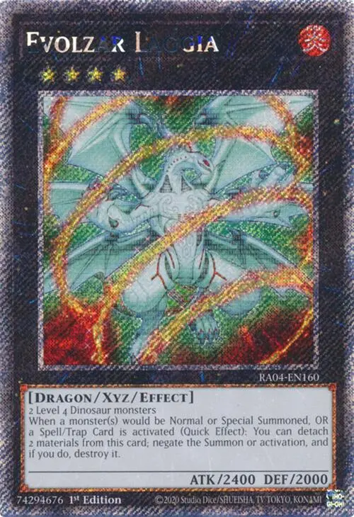 Evolzar Laggia [Ra04-En160] Platinum Secret Rare 1
