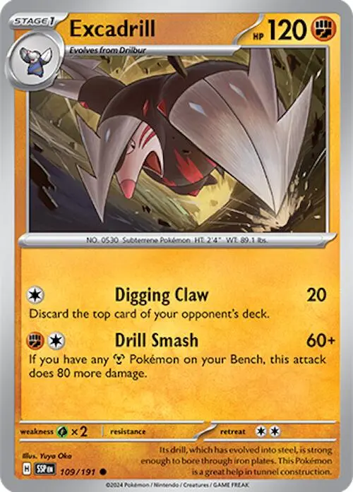 Excadrill (109/191) [Scarlet & Violet: Surging Sparks] 1