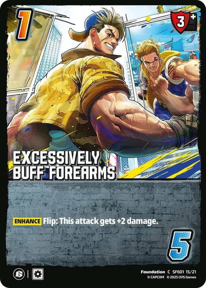 Excessively Buff Forearms - Challenger Series: Street Fighter 6 (Sf6) (Foil) 1