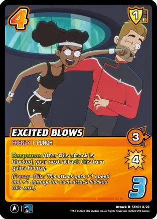 Excited Blows - Stk01 8/22 - R - Holofoil 1