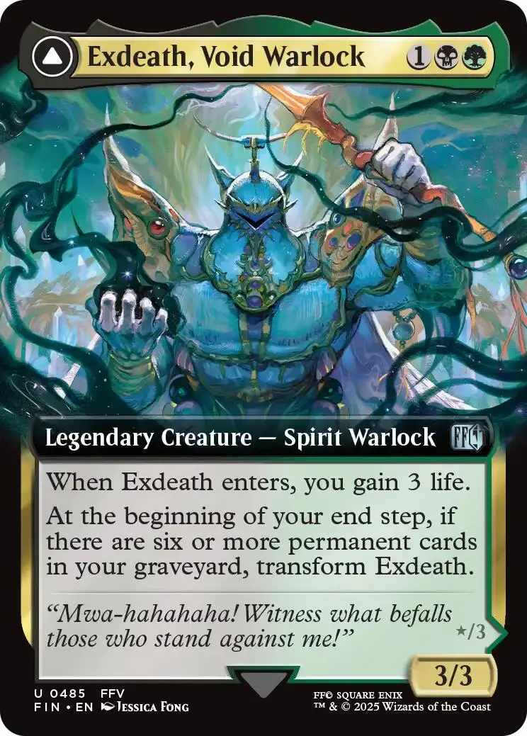 Exdeath, Void Warlock // Neo Exdeath, Dimension's End (Extended Art) [Final Fantasy] 1