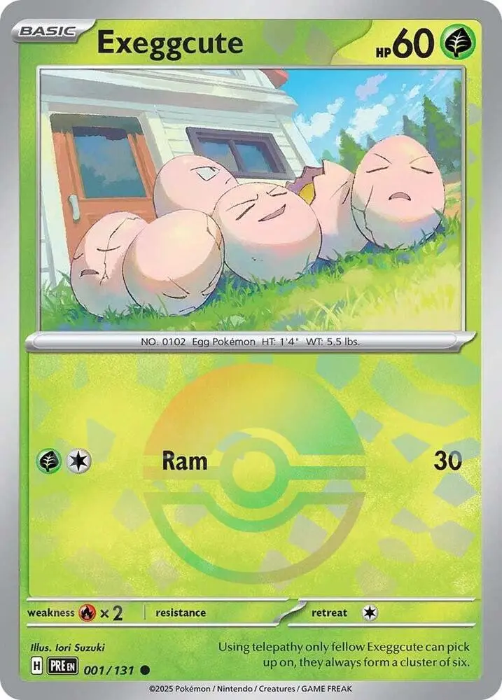 Exeggcute (001/131) (Poke Ball Pattern) [Scarlet & Violet: Prismatic Evolutions] 1
