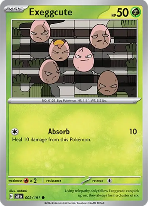 Exeggcute (002/191) [Scarlet & Violet: Surging Sparks] 1