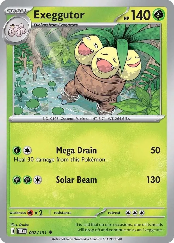 Exeggutor (002/131) [Scarlet & Violet: Prismatic Evolutions] 1