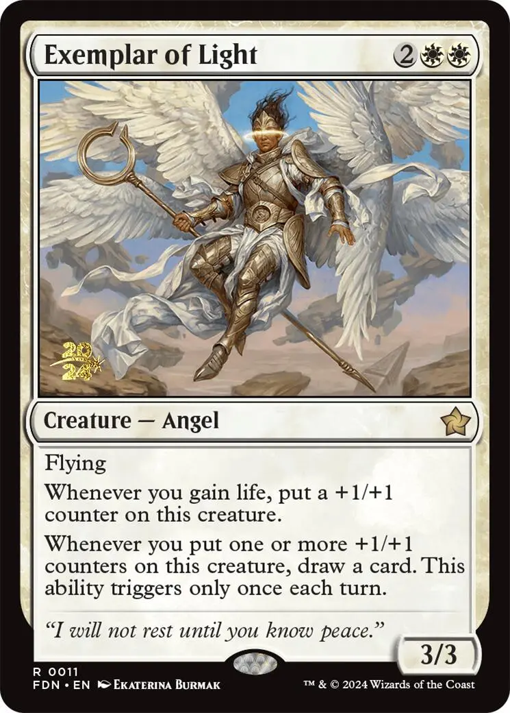 Exemplar Of Light [Foundations Prerelease Promos] 1