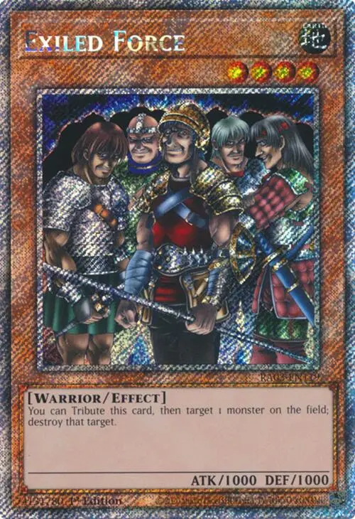 Exiled Force (Platinum Secret Rare) [Ra03-En119] Platinum Secret Rare 1