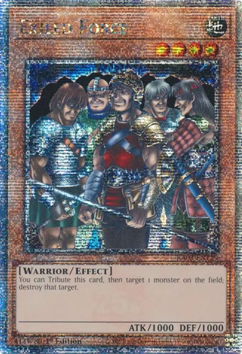 Exiled Force (Quarter Century Secret Rare) [Ra03-En119] Quarter Century Secret Rare 1