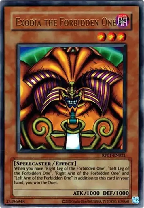 Exodia The Forbidden One [Rp01-En021] Ultra Rare 1