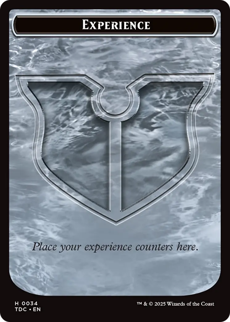 Experience // Treasure Double-Sided Token [Tarkir: Dragonstorm Commander Tokens] 1