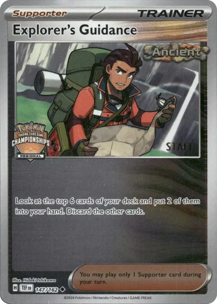 Explorer's Guidance (147/162) (2023 Regional Championships Staff) [League & Championship Cards] 1