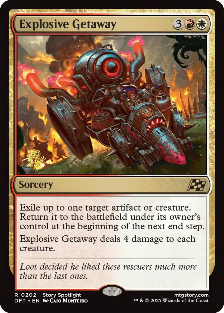 Explosive Getaway [Aetherdrift Prerelease Promos] 1