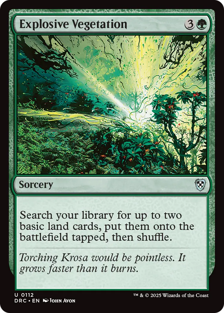 Explosive Vegetation [Aetherdrift Commander] 1