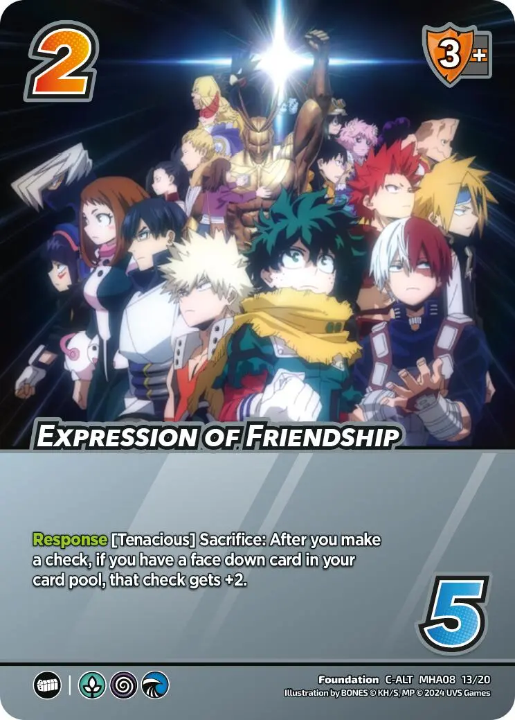 Expression Of Friendship (Alternate Art) [Challenger Series: My Hero Academia - Dark Hero Arc] 1