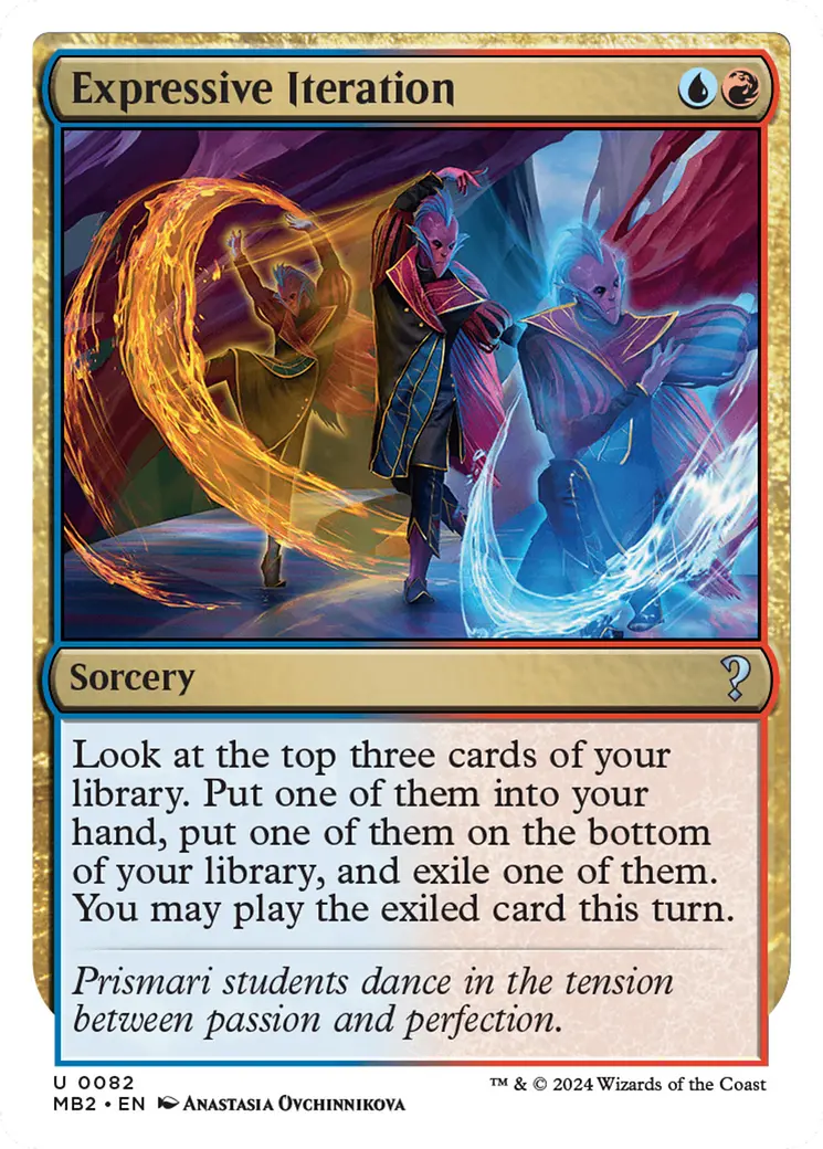 Expressive Iteration (White Border) [Mystery Booster 2] 1