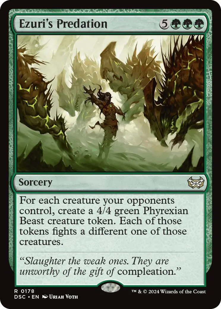 Ezuri's Predation [Duskmourn: House Of Horror Commander] 1