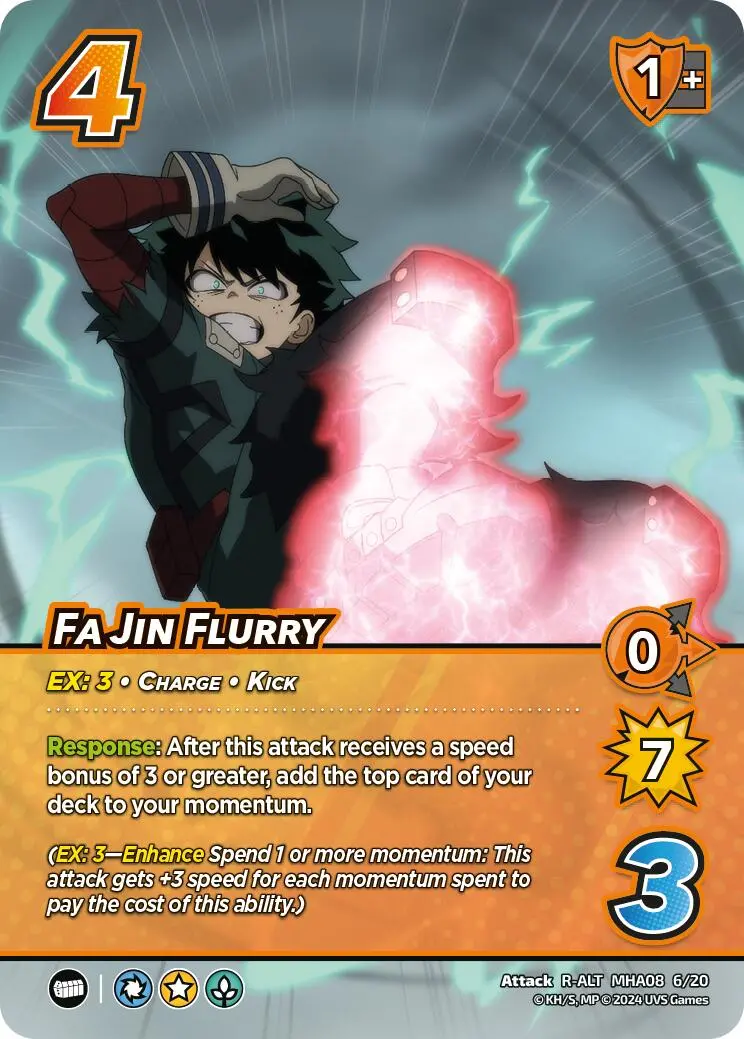 Fa Jin Flurry (Alternate Art) [Challenger Series: My Hero Academia - Dark Hero Arc] 1