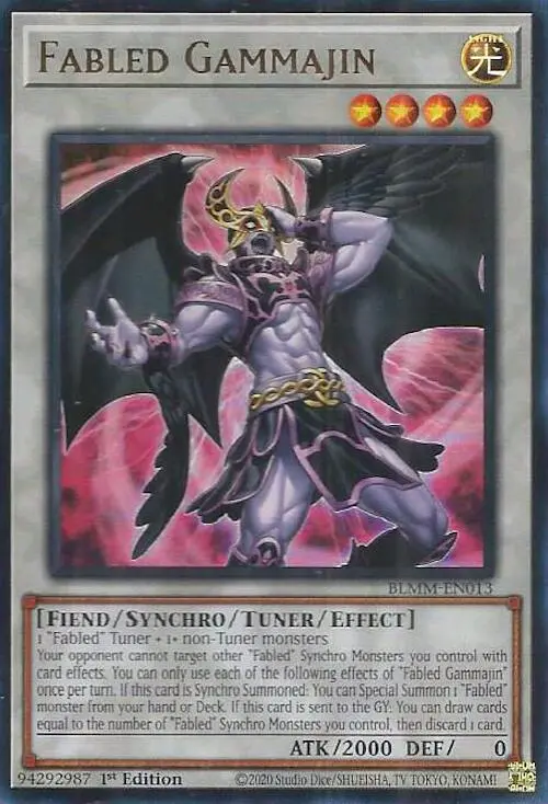 Fabled Gammajin [Blmm-En013] Ultra Rare 1