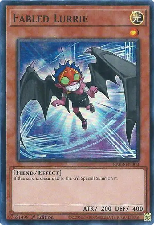Fabled Lurrie [Ra03-En003] Super Rare 1
